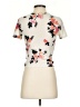 Wishful Park Floral Ivory Short Sleeve Turtleneck Size S - photo 2