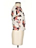 Wishful Park Floral Ivory Short Sleeve Turtleneck Size S - photo 4