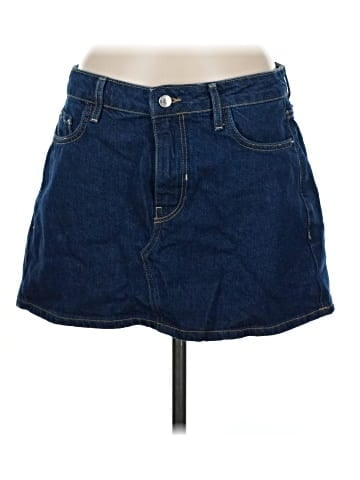 Zara Denim Skirt (view 1)