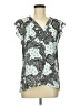Express 100% Polyester Teal Short Sleeve Blouse Size M - photo 1