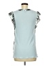 Express 100% Polyester Teal Short Sleeve Blouse Size M - photo 2