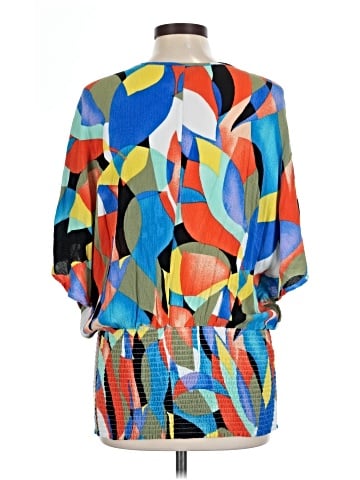Nina Leonard 3/4 Sleeve Blouse (view 2)
