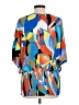 Nina Leonard 100% Rayon Blue 3/4 Sleeve Blouse Size XL - photo 2