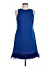 Taylor Blue Cocktail Dress Size 8 - photo 1