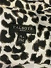 Talbots 100% Polyester Animal Print Ivory Long Sleeve Blouse Size XL - photo 7