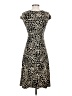 En Focus Studio Animal Print Black Cocktail Dress Size 4 - photo 2