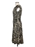 En Focus Studio Animal Print Black Cocktail Dress Size 4 - photo 5