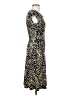 En Focus Studio Animal Print Black Cocktail Dress Size 4 - photo 4