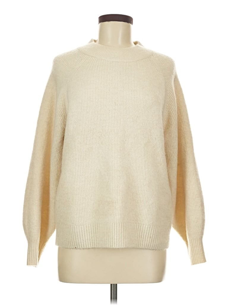 Pre-owned Gap Turtleneck Sweater In Ivory