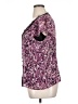 East5th 100% Polyester Purple Short Sleeve Blouse Size XL - photo 5