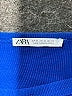 Zara Solid Blue Cocktail Dress Size M - photo 7
