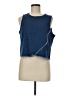 BCBGeneration Blue Sleeveless Top Size M - photo 1