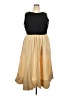 Lands' End Color Block Gold Casual Dress Size 2X - photo 1