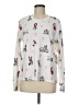 P.J. Salvage Print White Pullover Sweater Size M - photo 1