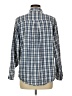 L.L.Bean 100% Cotton Plaid Blue Long Sleeve Button-Down Shirt Size M - photo 2
