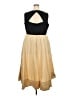 Lands' End Color Block Gold Casual Dress Size 2X - photo 2