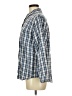 L.L.Bean 100% Cotton Plaid Blue Long Sleeve Button-Down Shirt Size M - photo 5