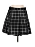 Silence and Noise 100% Polyester Plaid Black Casual Skirt Size 6 - photo 1