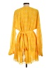 Alexis 100% Polyester Paisley Yellow Casual Dress Size L - photo 2