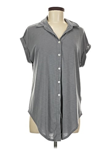 Green Envelope Short Sleeve Blouse (view 1)