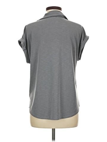 Green Envelope Short Sleeve Blouse (view 2)