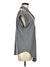 Green Envelope Gray Short Sleeve Blouse Size M - photo 4