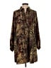 Scoop 100% Polyester Brown Casual Dress Size S - photo 1
