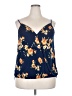 West K Blue Sleeveless Blouse Size 2X - photo 1