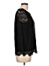 Adrianna Papell 100% Elastane Black 3/4 Sleeve Top Size L - photo 4