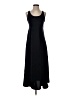Unbranded Solid Black Casual Dress Size XS - photo 1