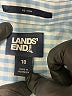 Lands' End 100% Cotton Checkered-gingham Blue Long Sleeve Button-Down Shirt Size 18 - photo 7