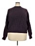 Sonoma Goods for Life 100% Polyester Solid Purple Pullover Sweater Size XXL - photo 1