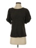 DKNY Black Short Sleeve Top Size S - photo 1