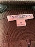 Pendleton Houndstooth Brown Wool Cardigan Size Med Petite - photo 7
