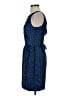 ERIN Erin Fetherston Chevron-herringbone Blue Cocktail Dress Size 2 - photo 5
