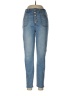 Fashion Nova Solid Blue Jeans Size 9 - photo 1