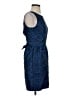 ERIN Erin Fetherston Chevron-herringbone Blue Cocktail Dress Size 2 - photo 4