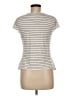 Max Studio Silver Short Sleeve Top Size M - photo 2