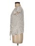 Max Studio Silver Short Sleeve Top Size M - photo 5