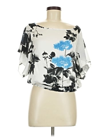 a.n.a. A New Approach Short Sleeve Blouse (view 1)