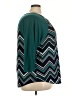 Signature Studio Chevron-herringbone Teal 3/4 Sleeve T-Shirt Size 3X - photo 4