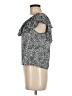 H&M 100% Polyester Blue Short Sleeve Top Size M - photo 5