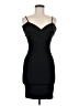 Soprano Solid Black Cocktail Dress Size M - photo 1