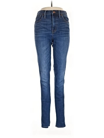 Madewell Taller 10" High-Rise Skinny Jeans in Danny Wash: TENCEL&trade; Denim Edition (view 1)