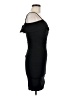 Soprano Solid Black Cocktail Dress Size M - photo 4