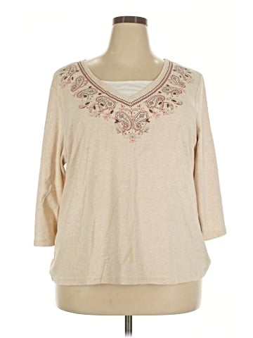 Rebecca Malone 3/4 Sleeve Top (view 1)