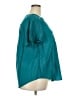 Torrid Teal Short Sleeve Blouse Size 2X Plus (2) - photo 4