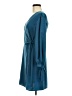 Topshop 100% Polyester Solid Teal Cocktail Dress Size 8 - photo 5
