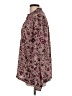 Gap 100% Polyester Paisley Burgundy Long Sleeve Blouse Size L - photo 5