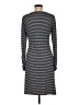 Tommy Hilfiger Stripes Black Gray Casual Dress Size 8 - photo 2